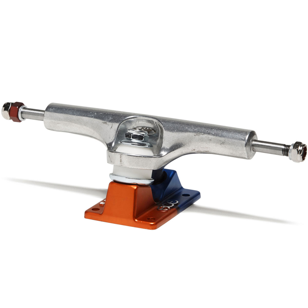 Ace AF1 Skateboard Trucks - Anodized Blue Orange/Polished - 60 image 2