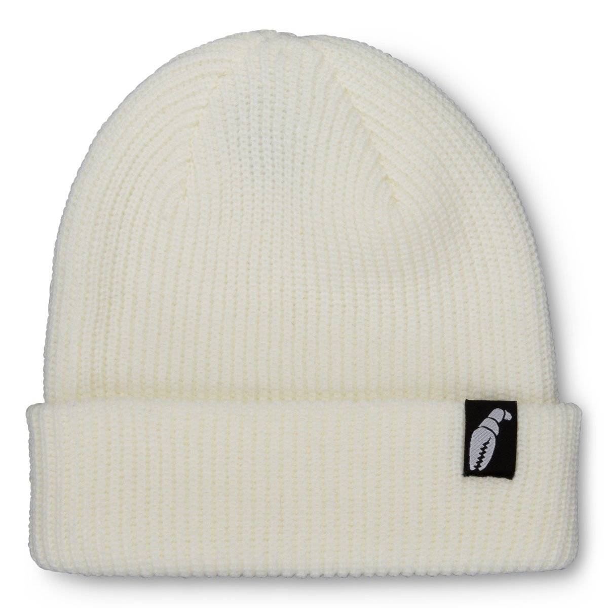 Crab Grab Claw Label Beanie - White image 1