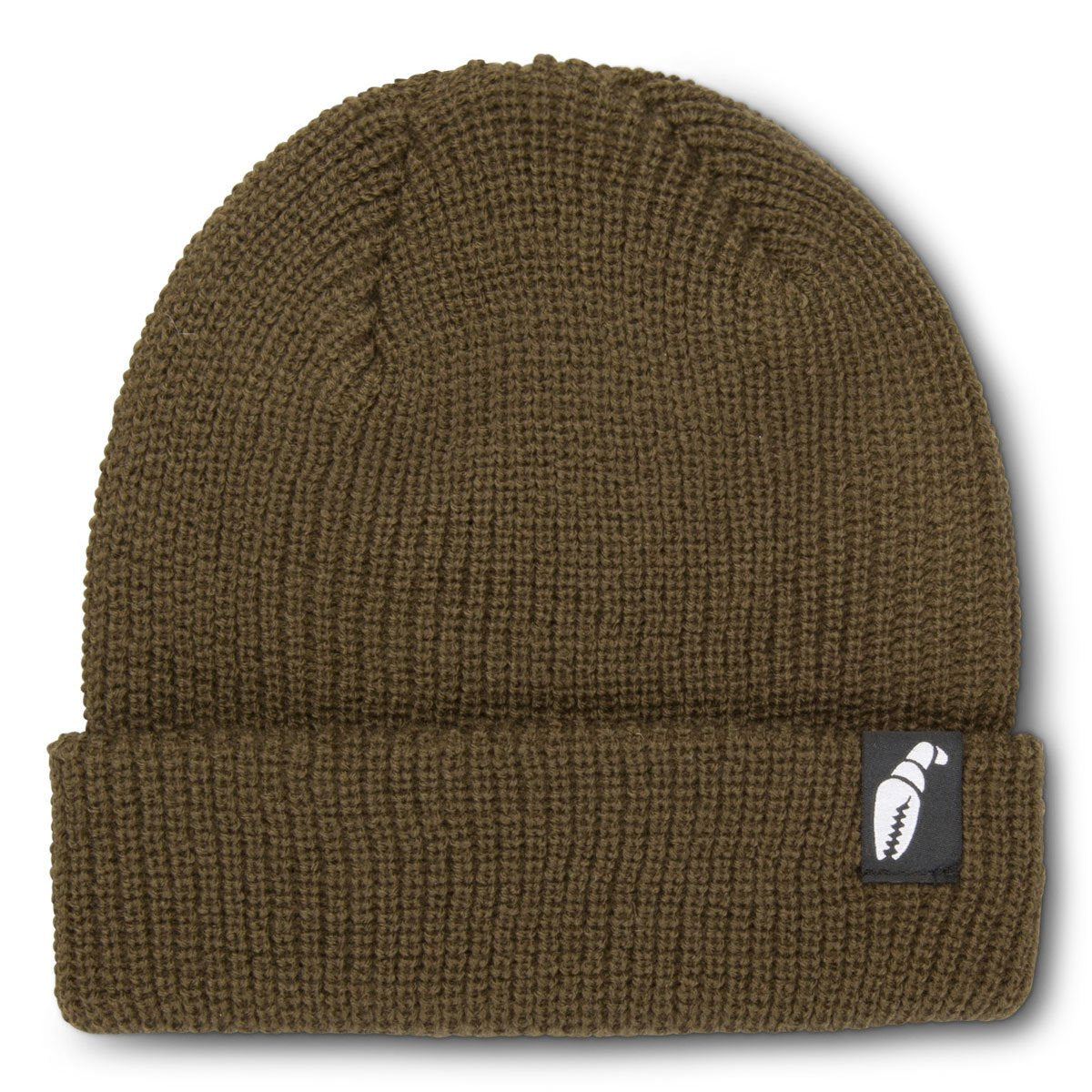 Crab Grab Claw Label Beanie - Brown image 1