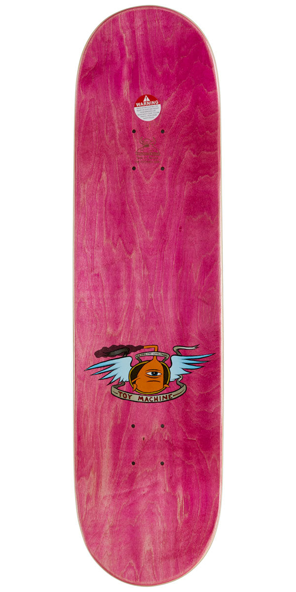 Toy Machine Pizza Sect Skateboard Deck - 8.25