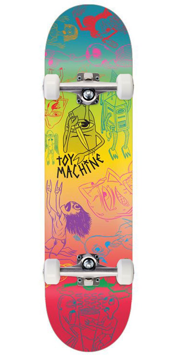 Toy Machine Characaters Ii Skateboard Complete - 8.00