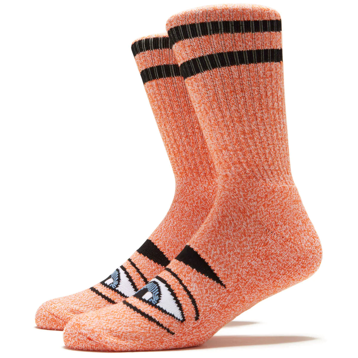 Toy Machine Heather Sect Eye Socks - Orange Heather image 1