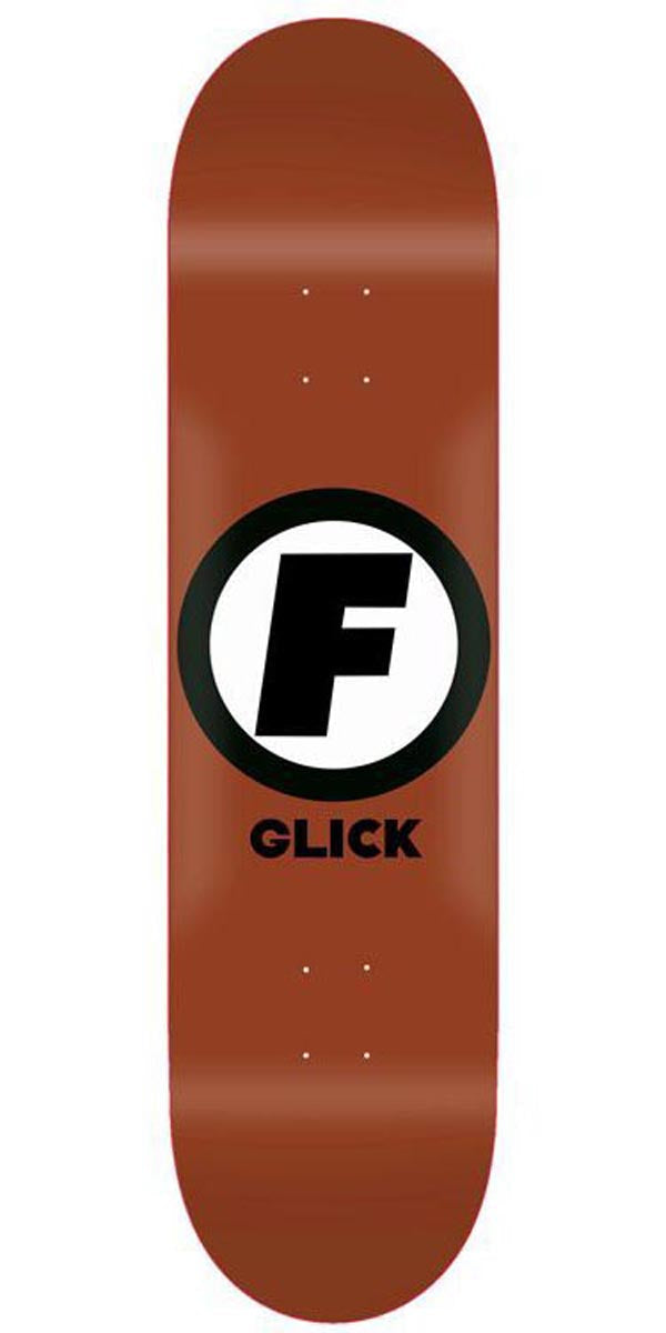Foundation Glick Classic F Skateboard Deck - Rust - 8.00