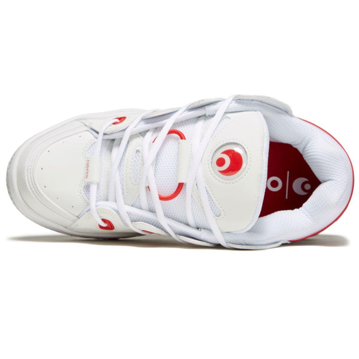 Osiris D3 Og Shoes - White/Red/Grey image 3