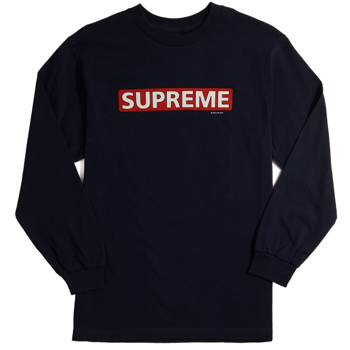 Powell-Peralta Supreme Long Sleeve T-Shirt - Navy