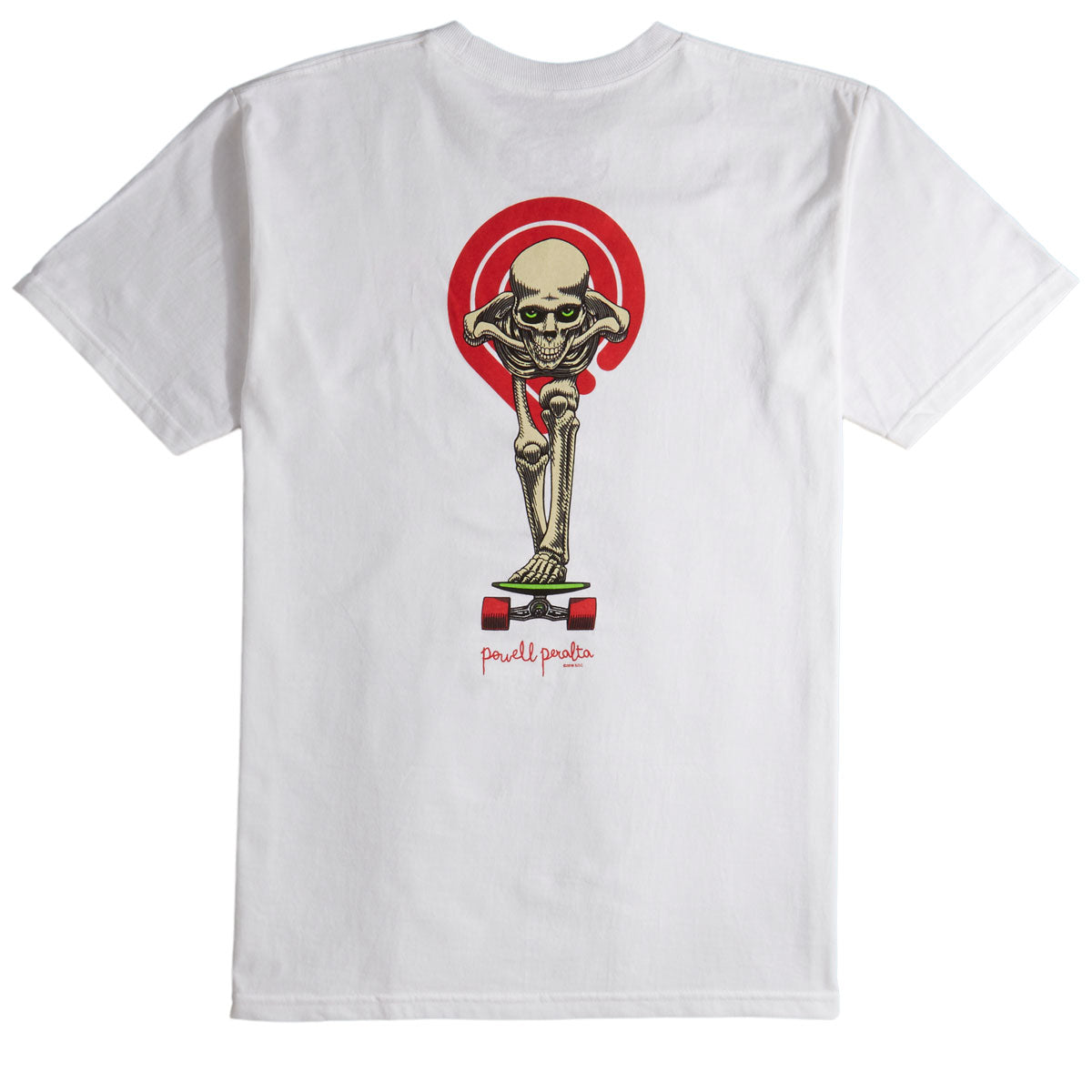 Powell-Peralta Tucking Skeleton T-Shirt - White image 2