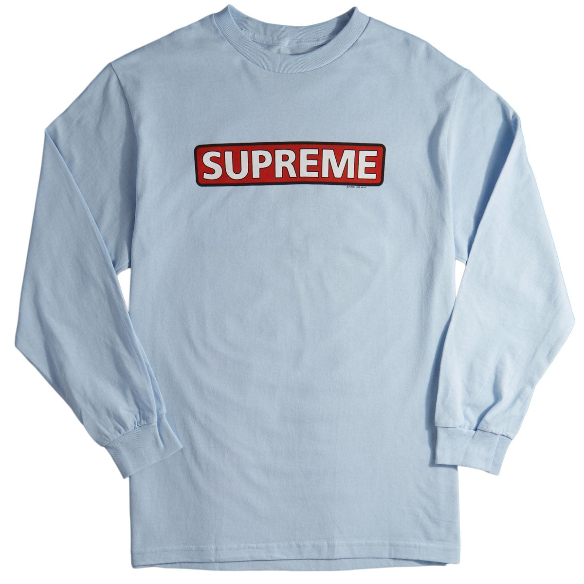 supreme t shirt blue