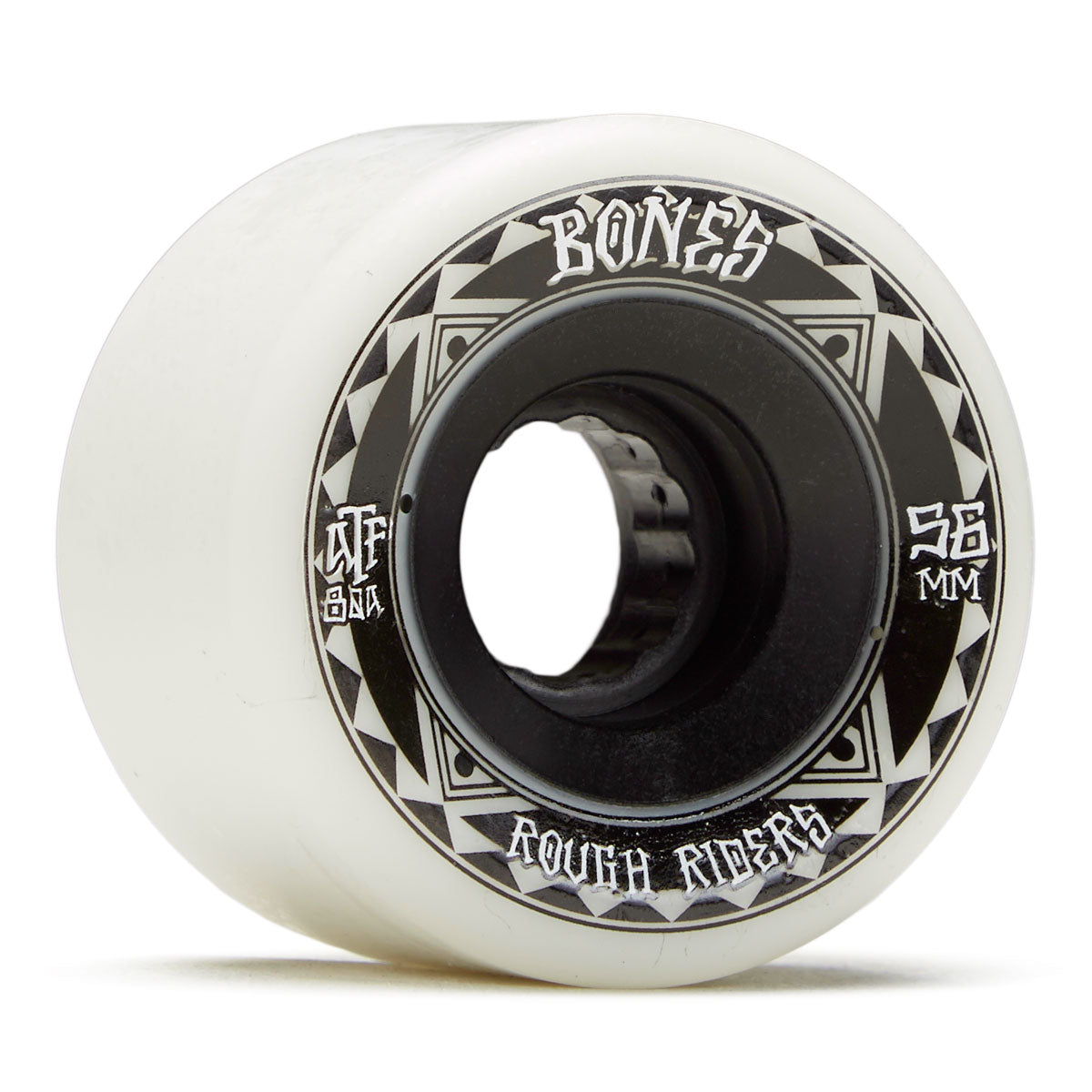 Bones Rough Riders Runners Skateboard Wheels - White - 56mm image 1