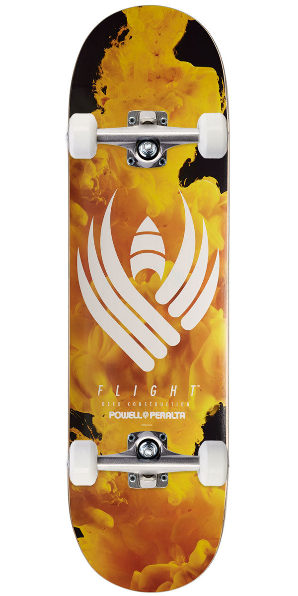 Powell-Peralta Flight Color Burst Shape 245 Skateboard Complete - Yellow - 8.75