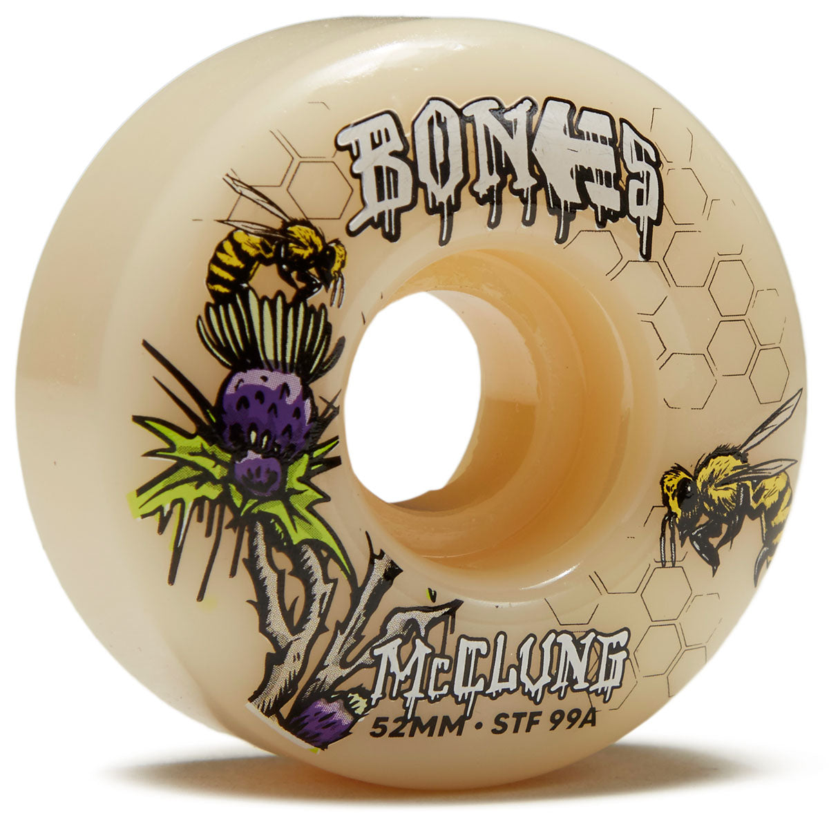 Bones x Etnies Trevor McClung 99A V5 Sidecut Skateboard Wheels - 52mm image 1