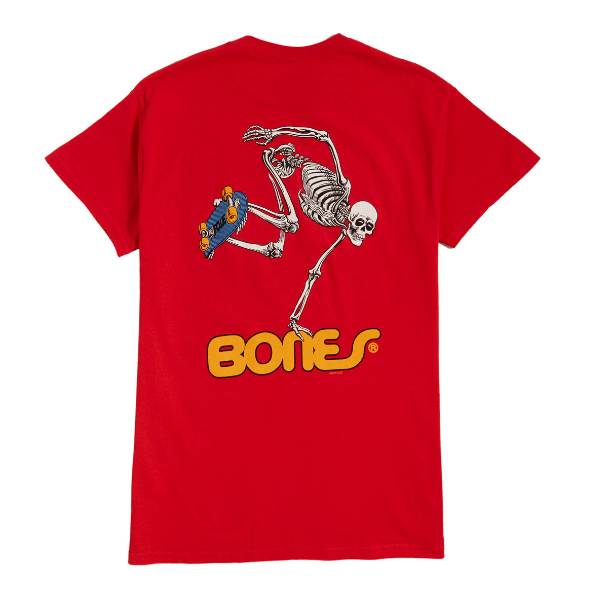 Powell-Peralta Skateboard Skeleton T-Shirt - Red image 1