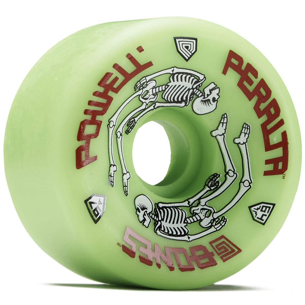 Powell Peralta G Bones 97A Skateboard Wheels - Green - 64mm image 1