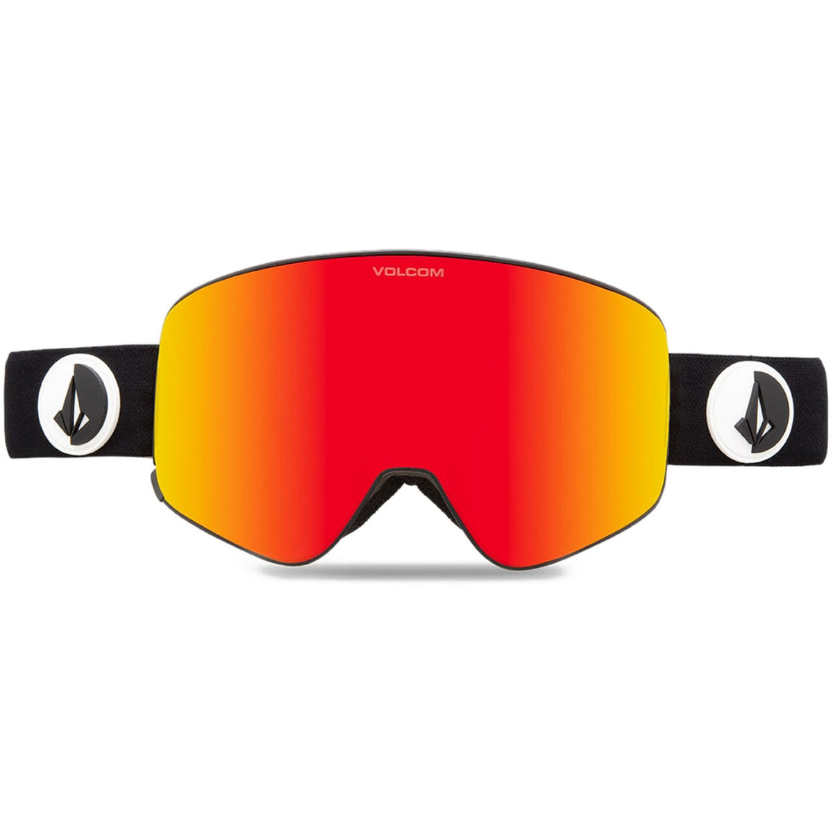 Volcom Odyssey Snowboard Goggles - Gloss Black/Red Chrome image 1