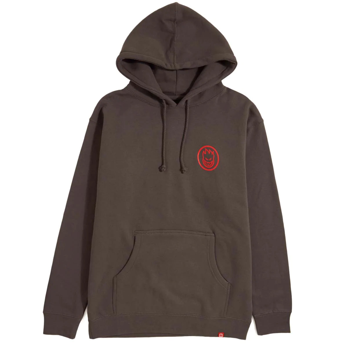 Spitfire Classic Swirl Hoodie - Charcoal/Red image 1