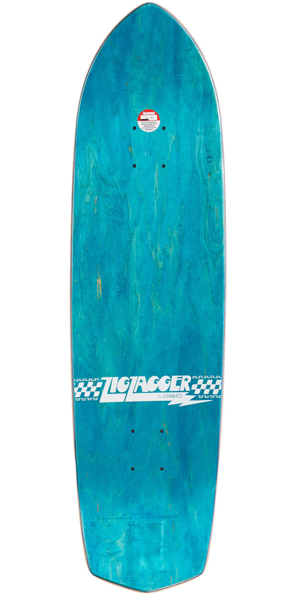 Krooked Zig Zagger Og Graphic Recolor Skateboard Complete - Pink - 8.62