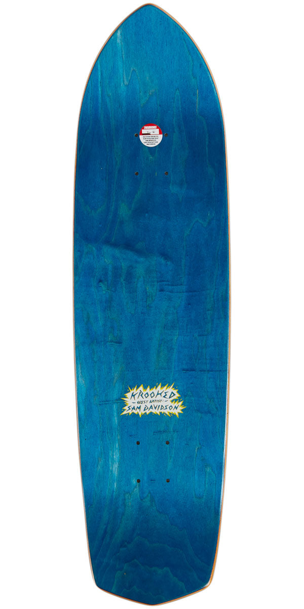 Krooked Zig Zagger By Sam D. Skateboard Complete - Black - 8.62
