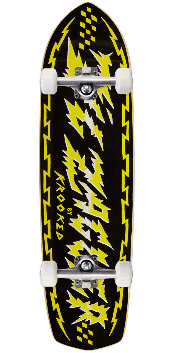 Krooked Zig Zagger By Sam D. Skateboard Complete - Black - 8.62