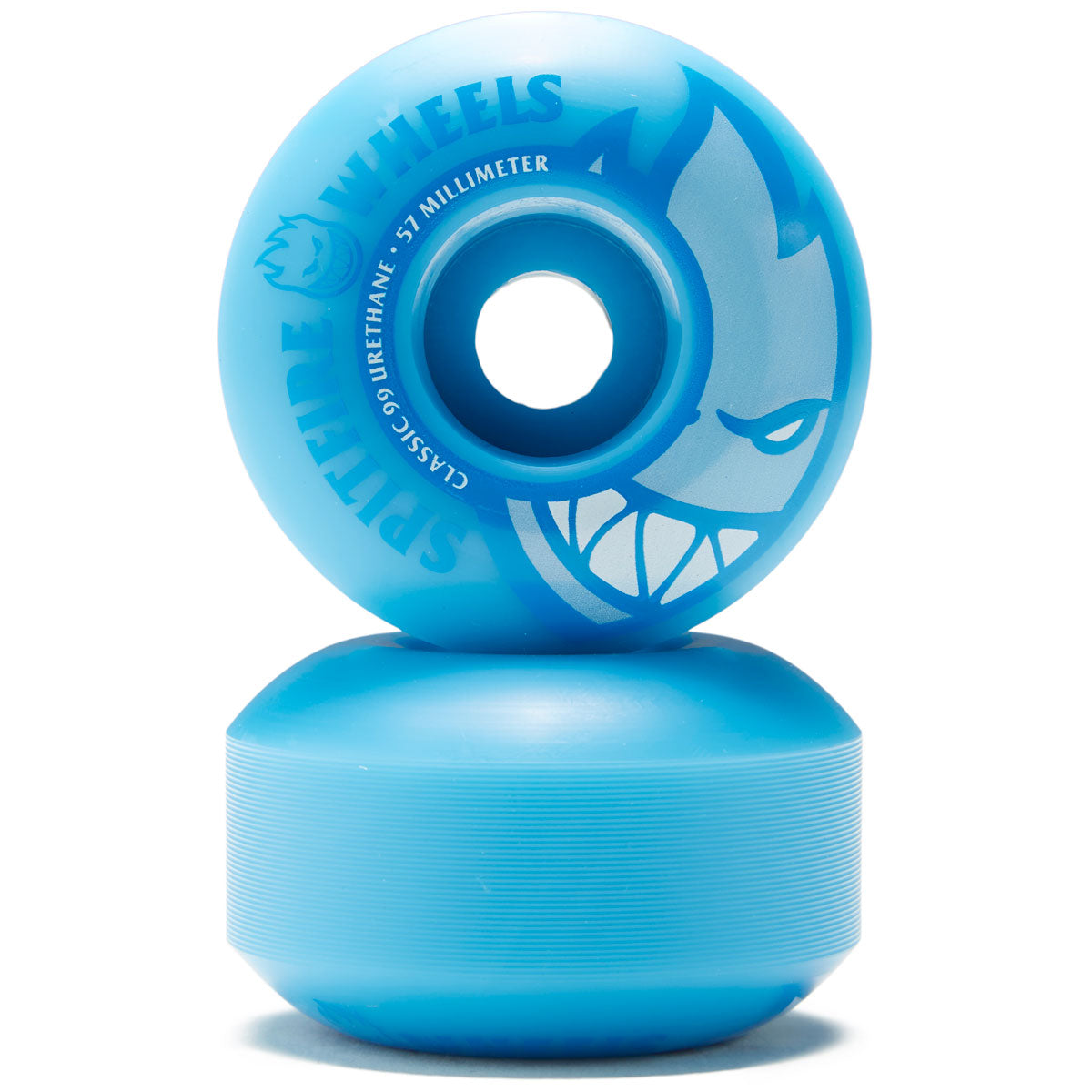 Spitfire Classic Formula Neon Bigheads Skateboard Wheels - Neon Blue - 57mm image 2