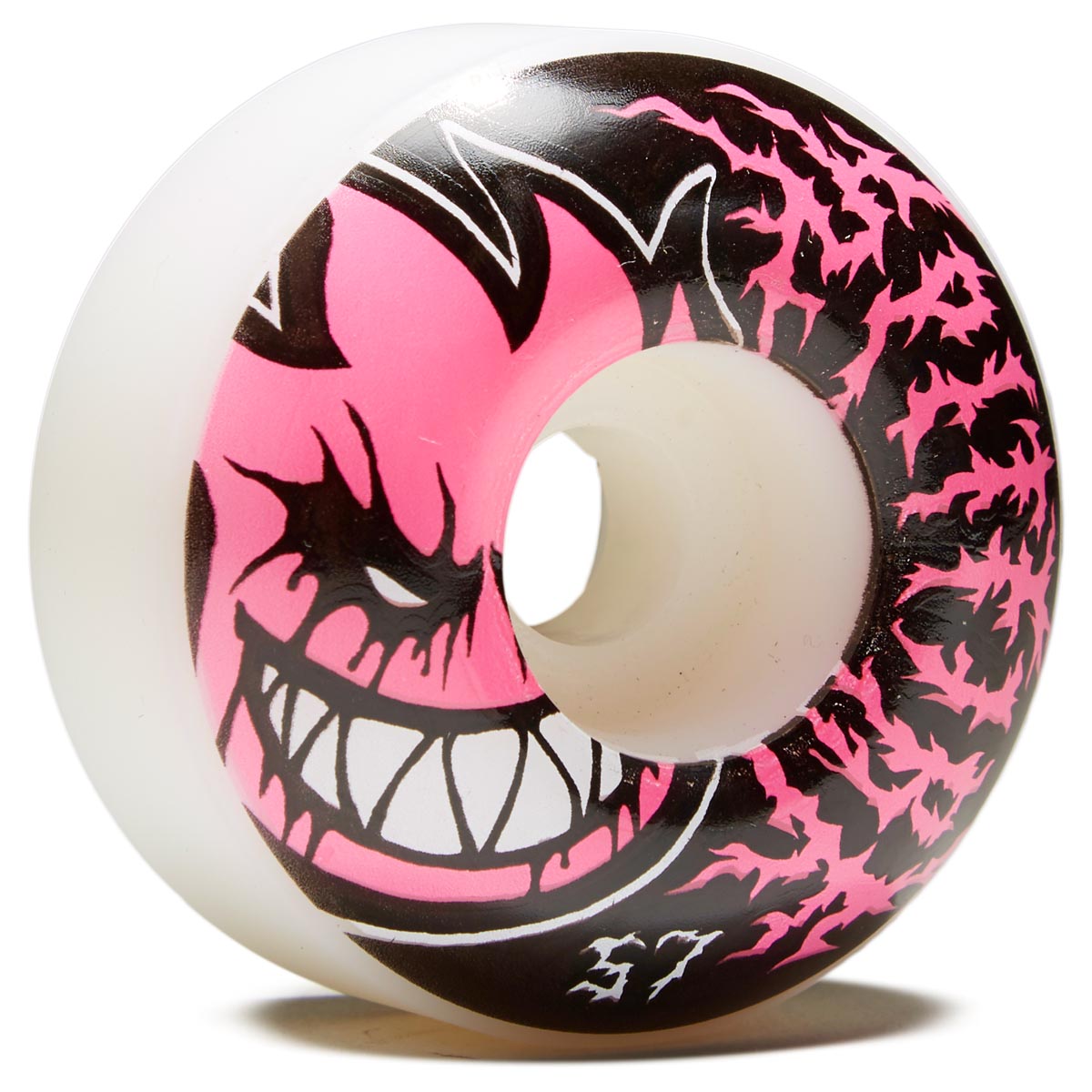 Spitfire Classic Formula Bighead Deathmask Skateboard Wheels - White - 57mm image 1
