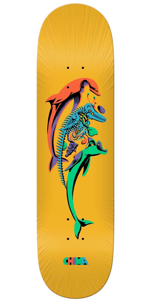 Real Chima Division Full Se Skateboard Deck - Yellow - 8.38