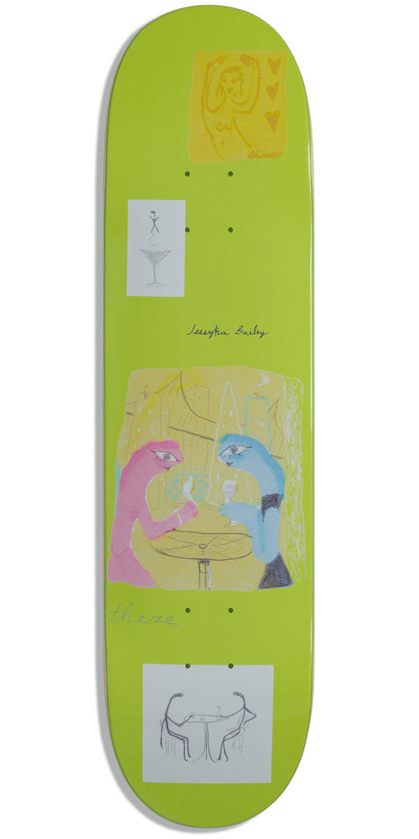 There Nadair Jessyka Nobel Rot Skateboard Deck - Yellow - 8.06