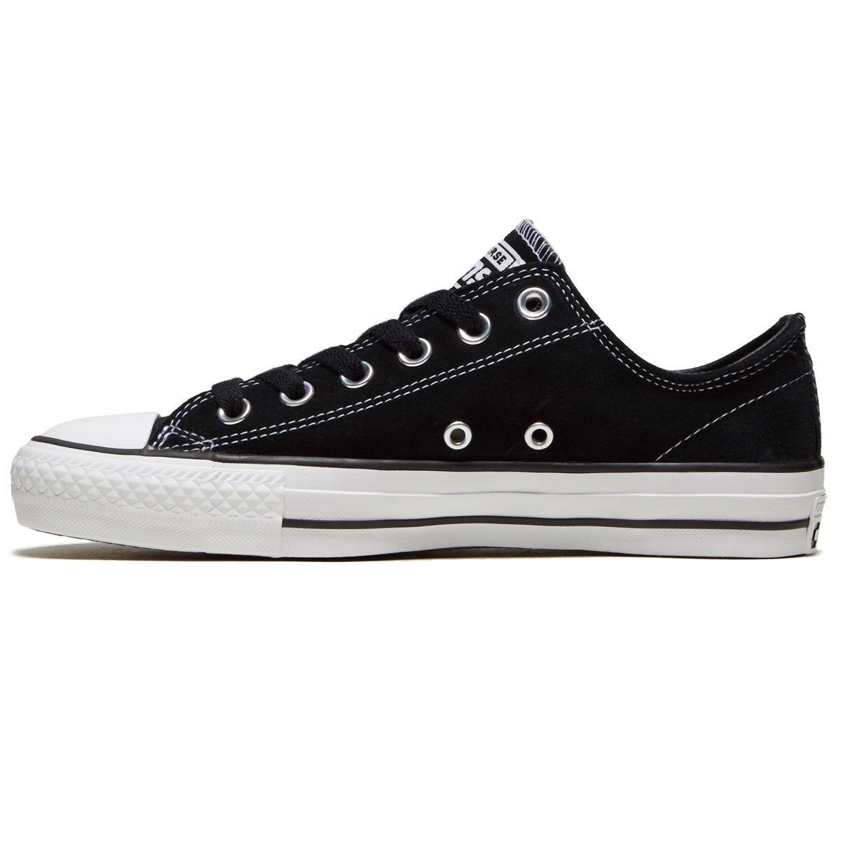 Converse Chuck Taylor All Pro Suede Ox Shoes Black/Black/White – Board