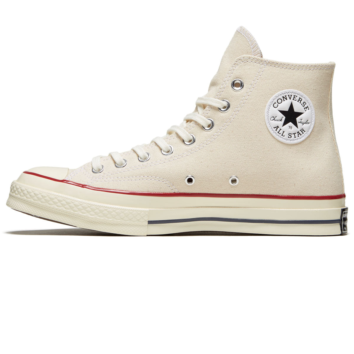 Converse Chuck 70 Hi Shoes - Parchment/Garnet/Egret image 2