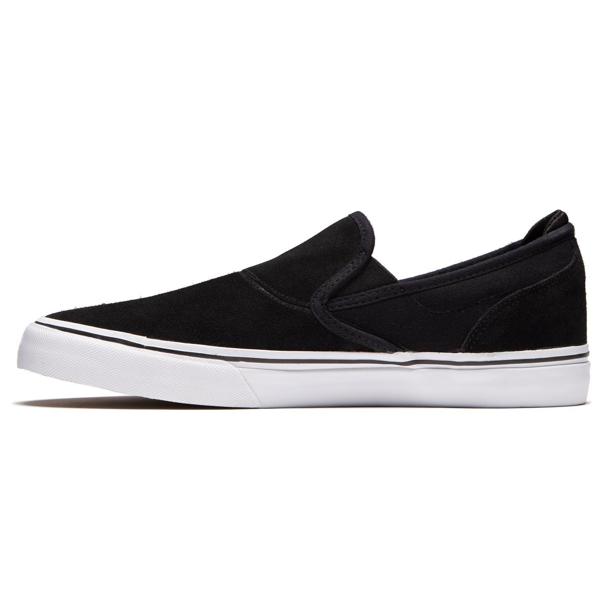 Emerica Wino G6 Slip-On Shoes - Black/White/Gold image 2