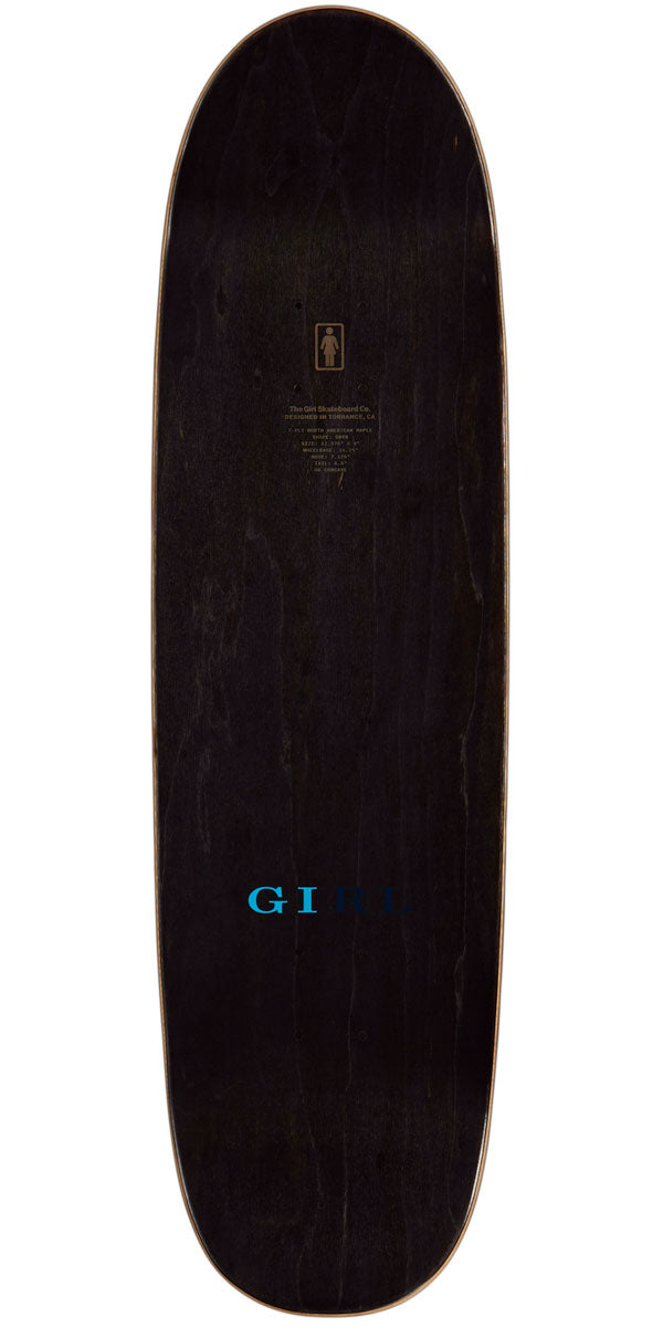 Girl Letterpress Skateboard Deck - Bannerot - 9.00