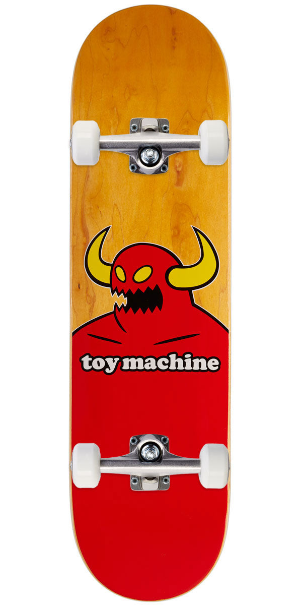 Toy Machine Monster Skateboard Complete - Assorted Stains - 8.375