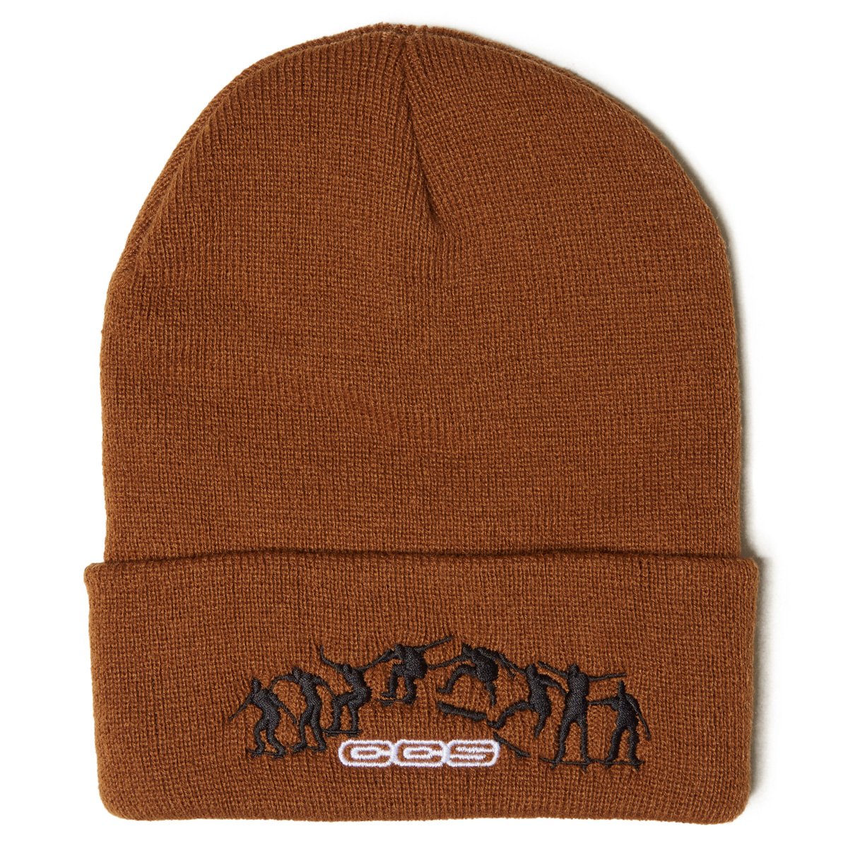 CCS Kickflip Logo Beanie - Camel/Black/White image 1