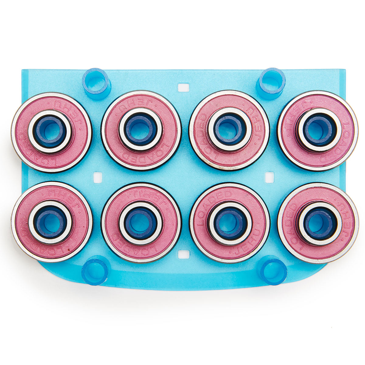 Loaded Jehu V2 Precision Skateboard Bearings - Red image 2