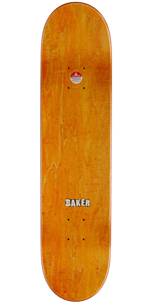 Baker Brand Logo Skateboard Deck - White - 7.56