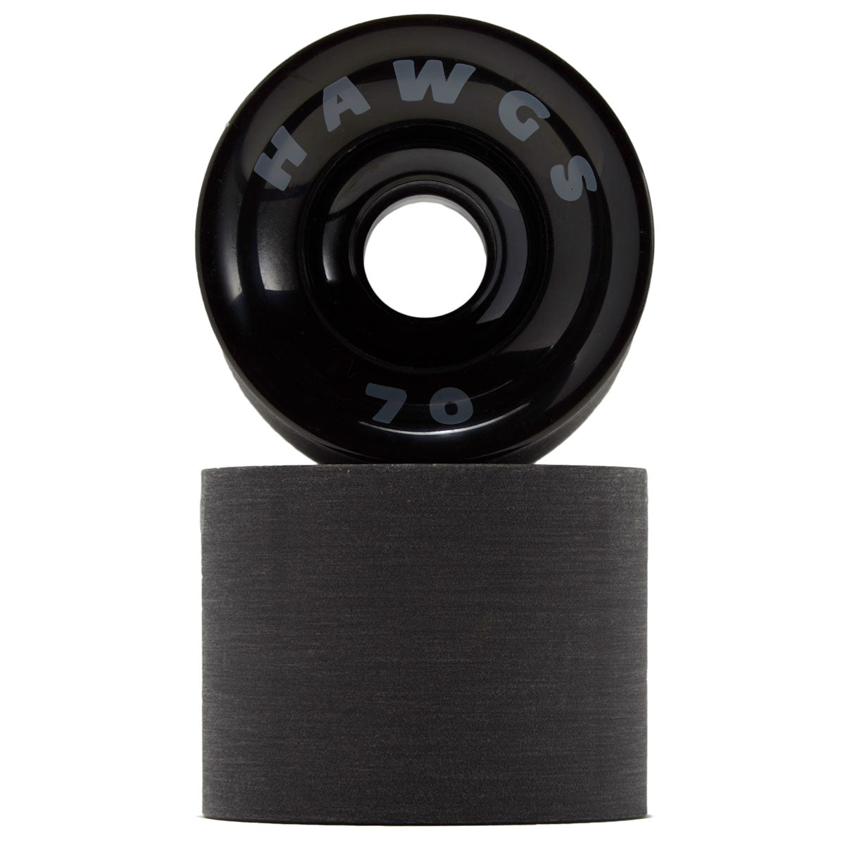 Hawgs Supreme 78a Stone Ground Longboard Wheels - Black - 70mm image 2