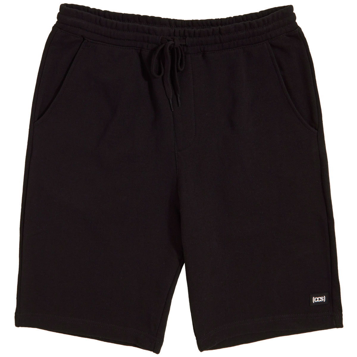 CCS Logo Rubber Patch Sweat Shorts - Black image 1