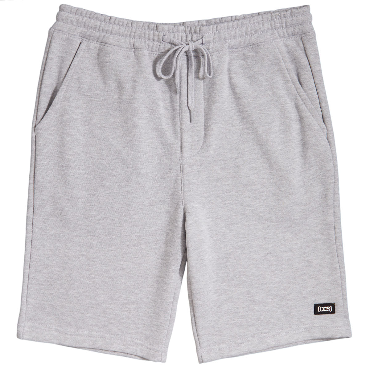 CCS Logo Rubber Patch Sweat Shorts - Heather Grey image 1