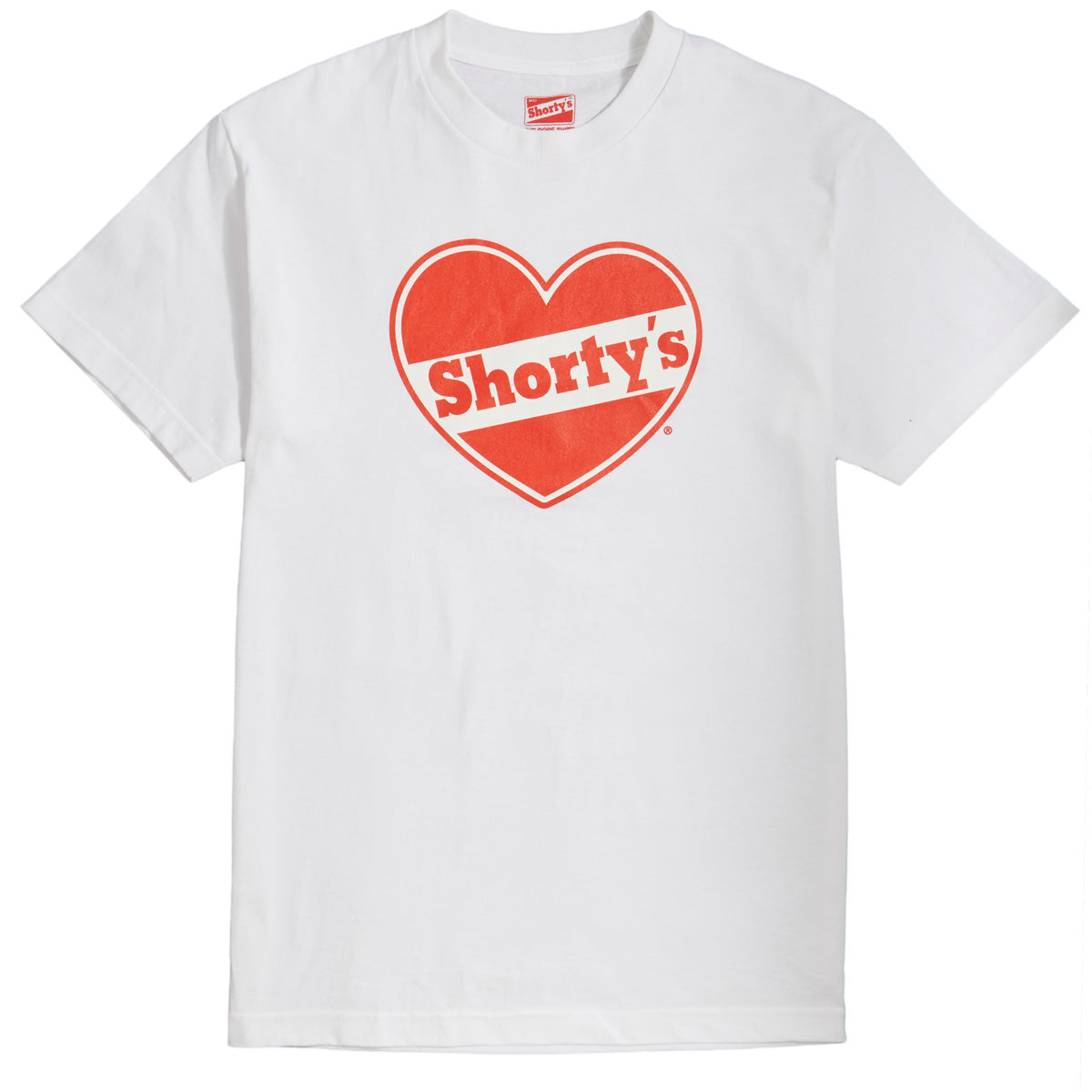 Shorty's Heart Logo T-Shirt - White image 1