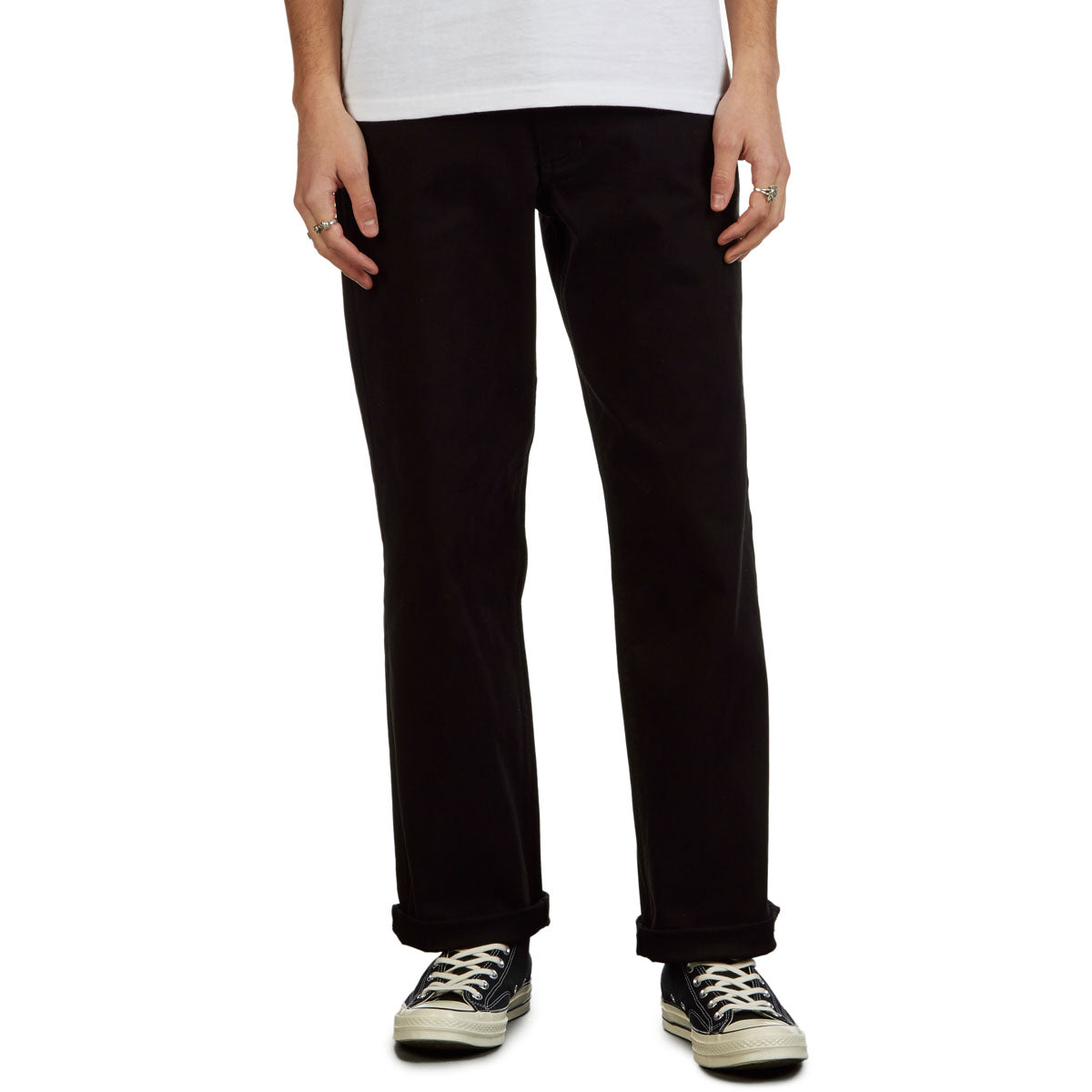 CCS Relaxed Stretch Chino Pants - Black image 4