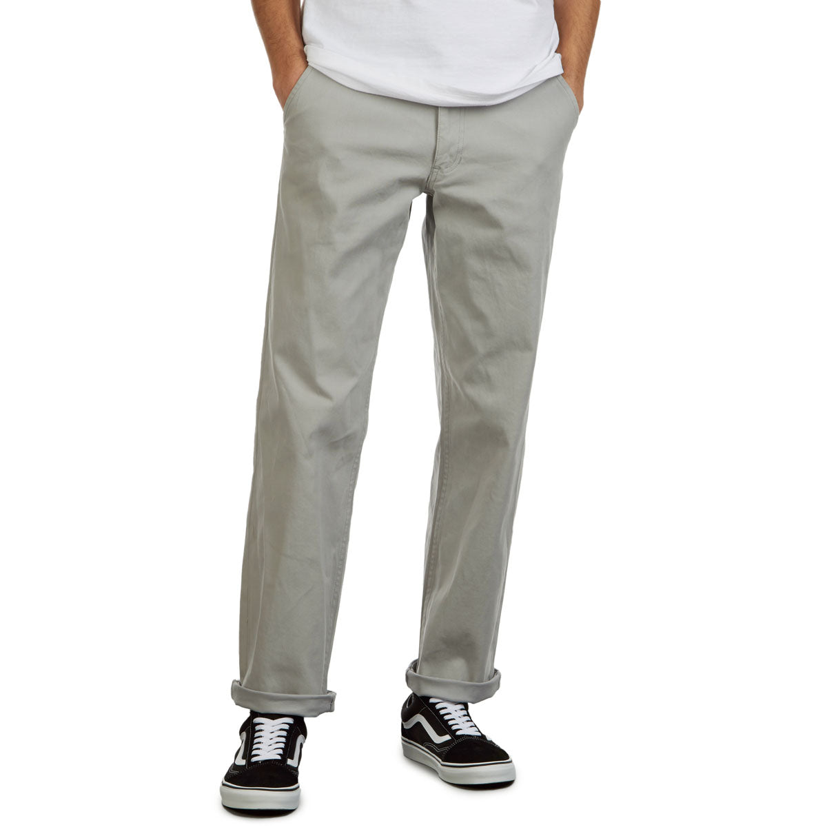 CCS Relaxed Stretch Chino Pants - Dove Grey image 4