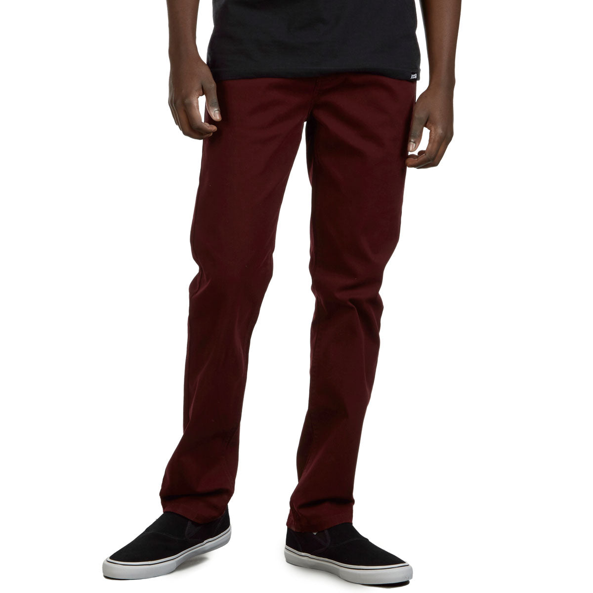 CCS Standard Plus Slim Chino Pants - Burgundy image 1