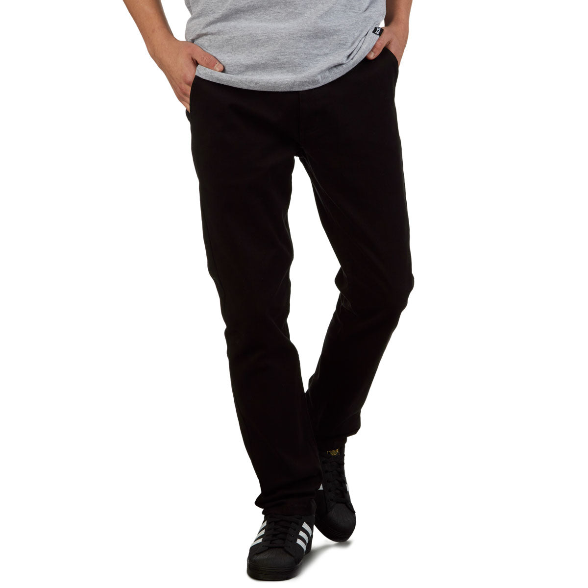 CCS Straight Stretch Chino Pants - Black image 1