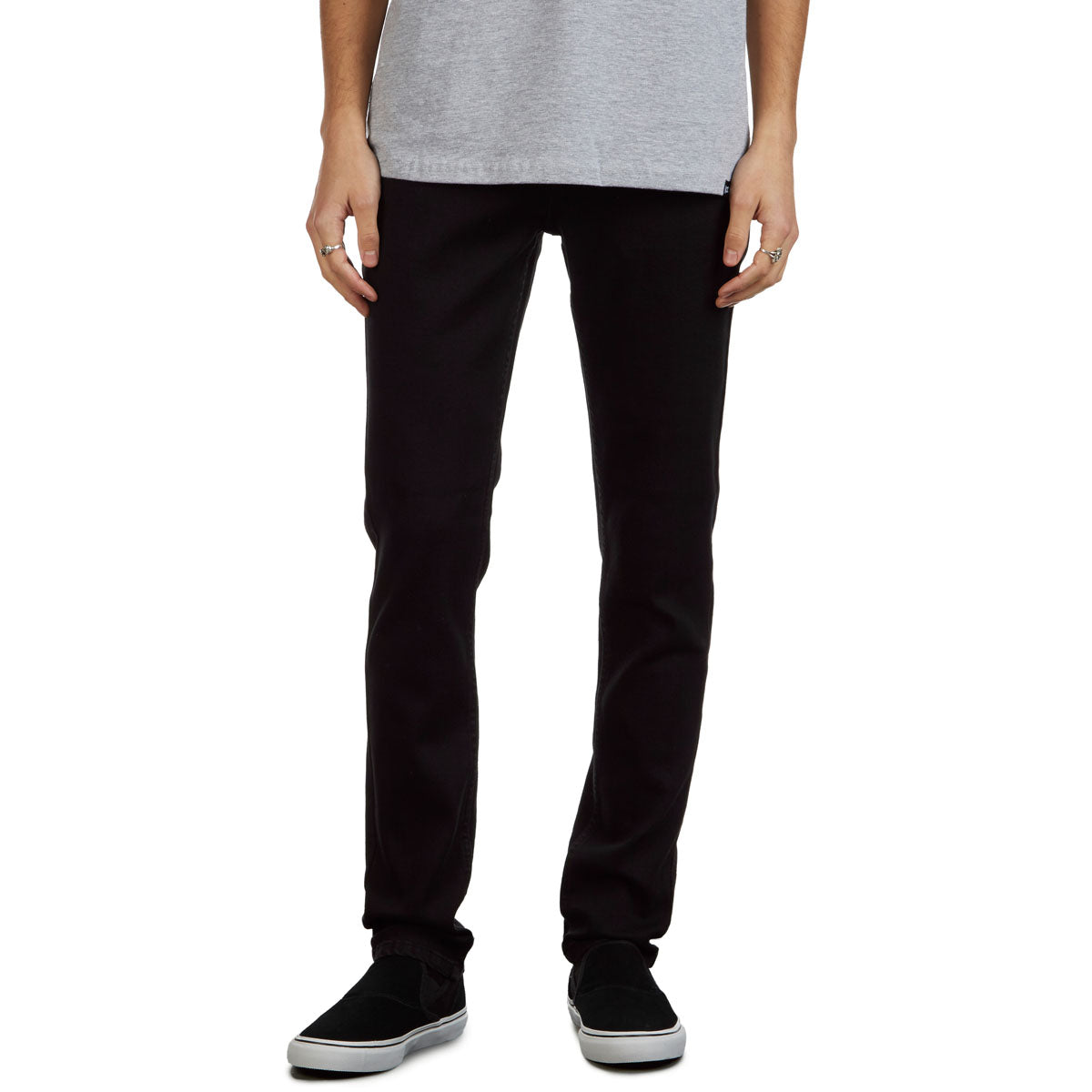 CCS Standard Plus Skinny Denim Jeans - Overdyed Black image 1