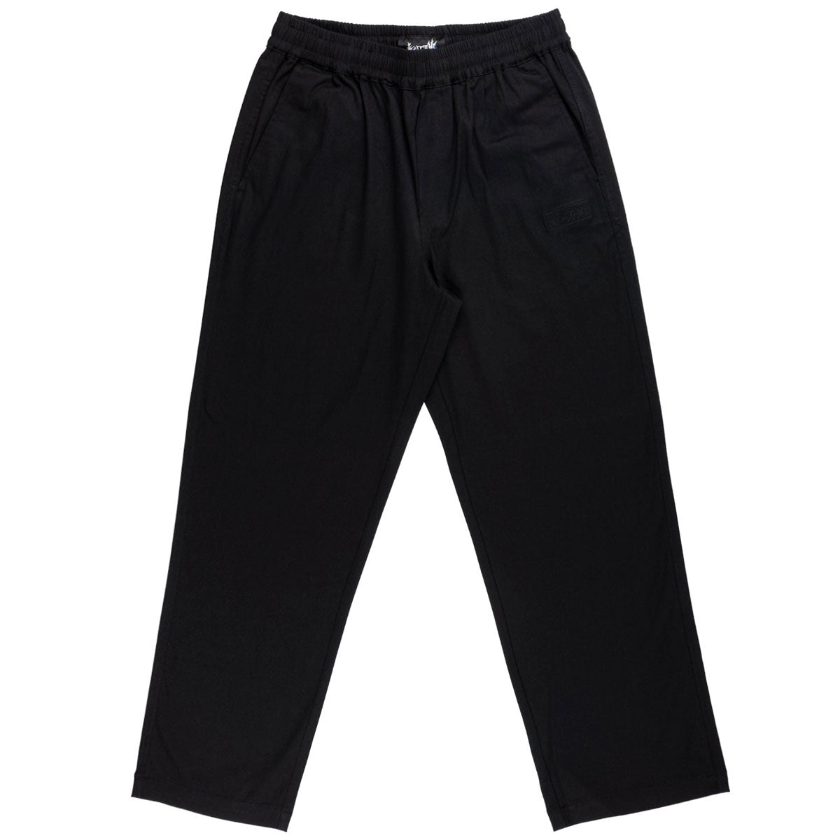Welcome Principal Twill Elastic Pants - Black