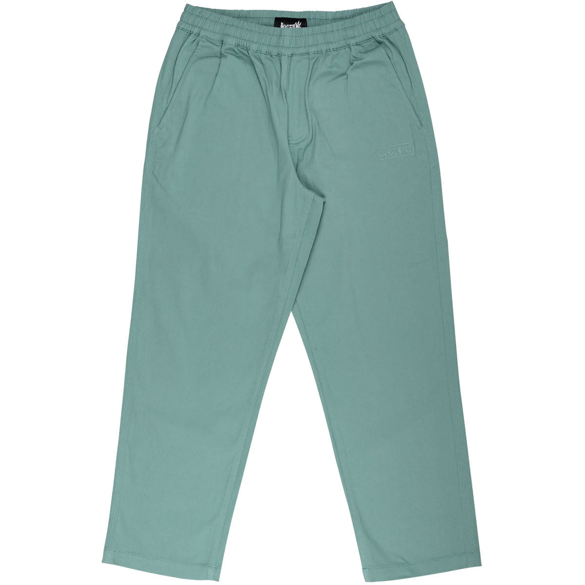 Welcome Principal Twill Elastic Pants - Petrol image 1