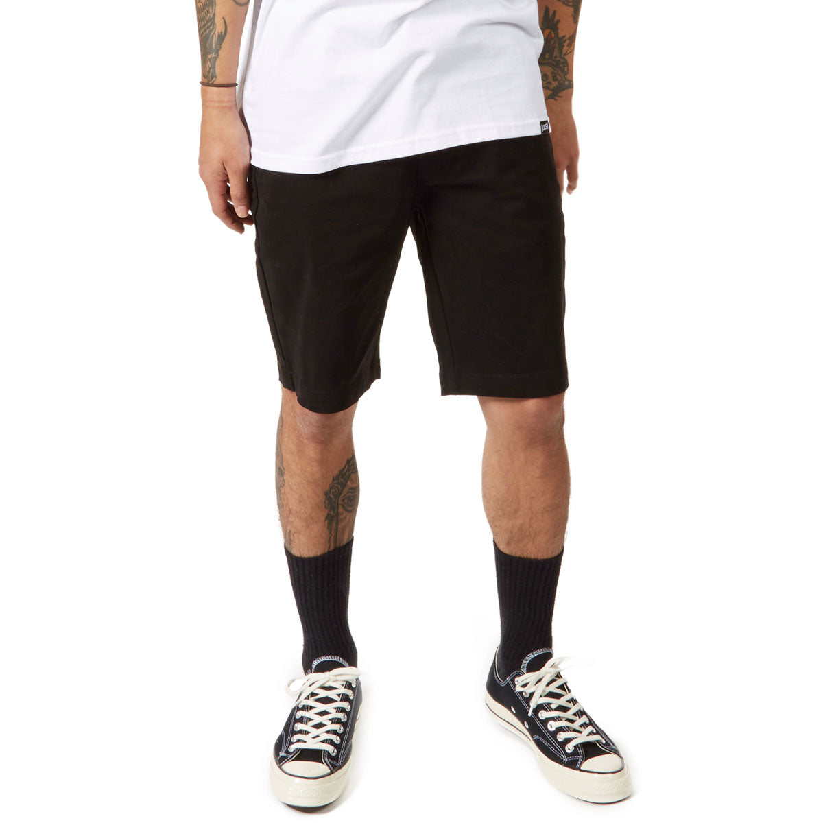 CCS Stretch Chino Shorts - Black image 1