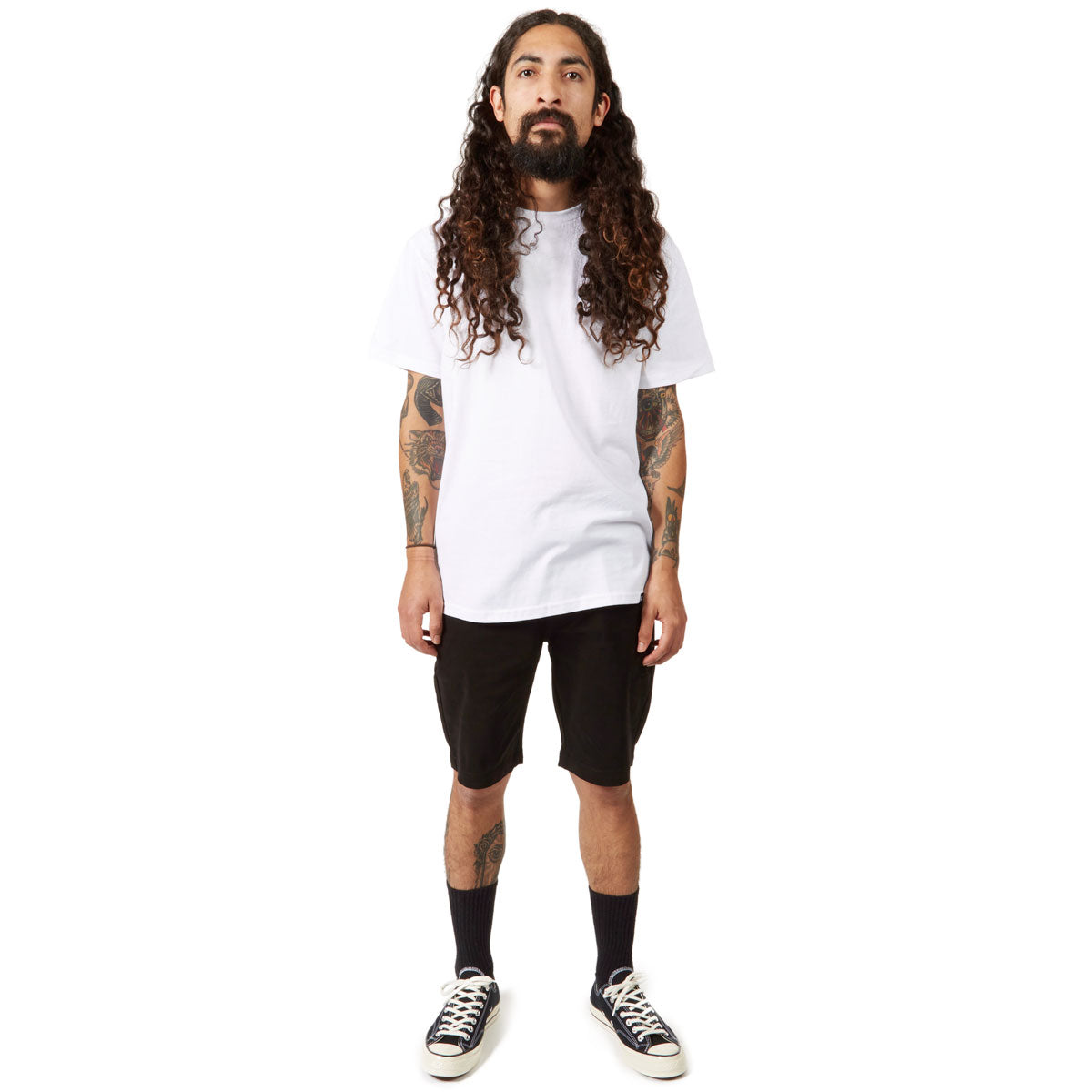 CCS Stretch Chino Shorts - Black image 2