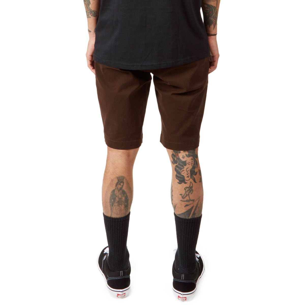 CCS Stretch Chino Shorts - Chocolate image 4