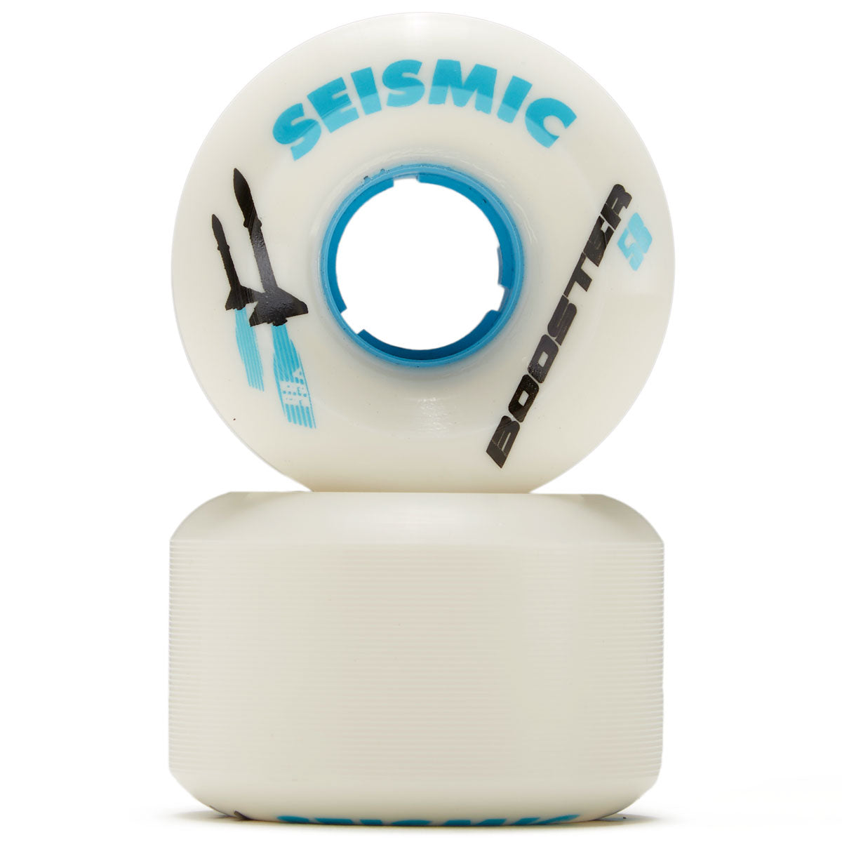 Seismic Booster 99a Longboard Wheels - White/Blue - 58mm image 2