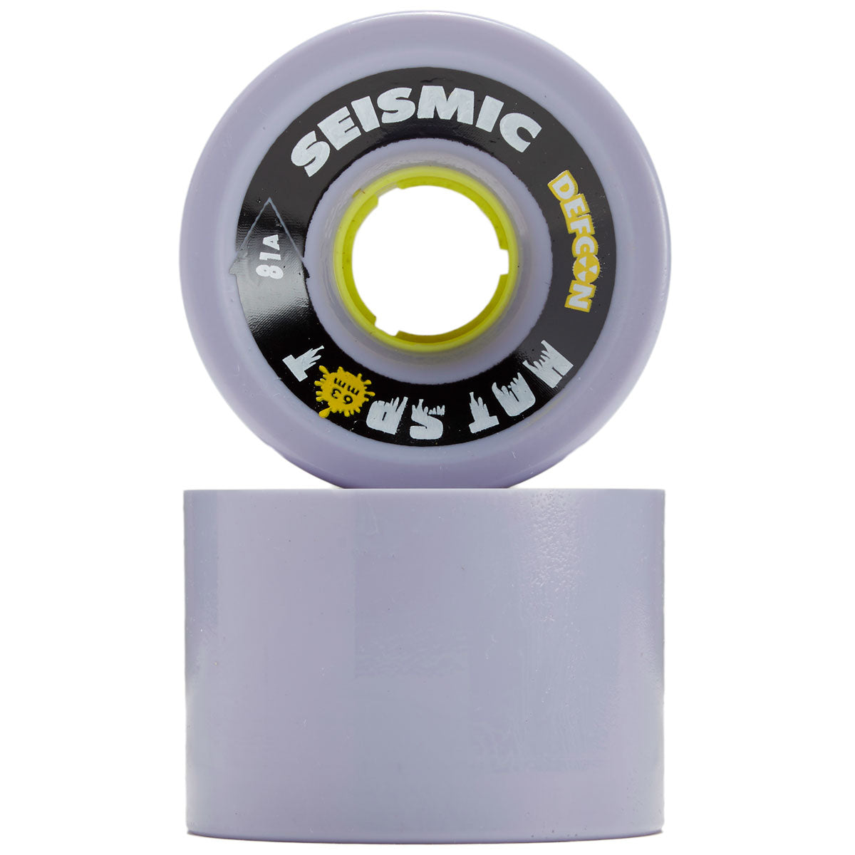 Seismic Hot Spot 81a Longboard Wheels - Plum - 63mm image 2