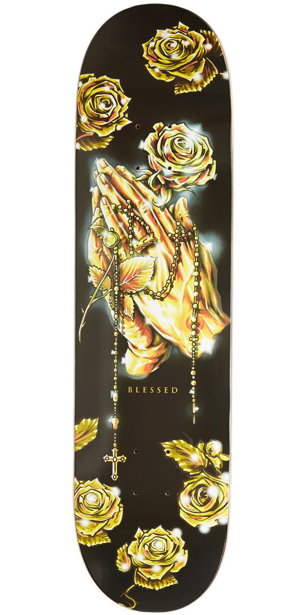 DGK Blessed Skateboard Deck - Black/Gold - 8.06